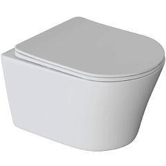 Унитаз подвесной безободковый Wave Trend с сиденьем микролифт