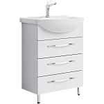 Комплект мебели для ванной Aqwella Allegro 65Н Белый Фото 2