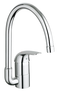 Смеситель для кухни Grohe Euroeco высокий излив Фото 1
