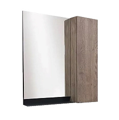 Зеркало-шкаф Comforty Кёльн-75 дуб темный