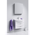 Комплект мебели для ванной Aqwella Allegro 65 Белый Фото 6