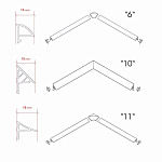 Декоративная планка 6/2000 Ravak белая Фото 3