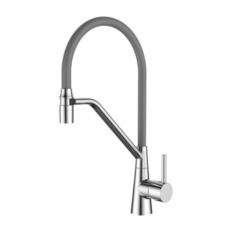 Смеситель для кухни Ledeme 4397-9L (серый/хром) Фото 1