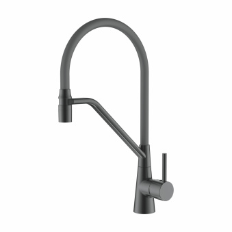 Смеситель для кухни Ledeme 4397D-12 (оружейная сталь) Фото 1