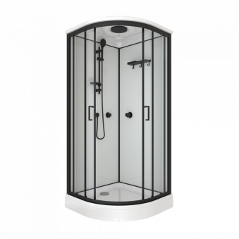 Душевая кабина Triton Прайм-Блэк М3 90х90 А Фото 1