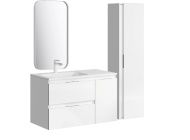 Комплект мебели для ванной Aqwella Accent 90L Белый
