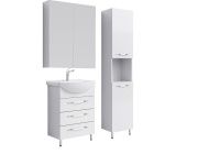 Комплект мебели для ванной Aqwella Allegro 65Н Белый