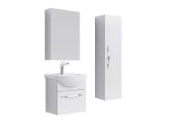 Комплект мебели для ванной Aqwella Allegro 50 1Я Белый