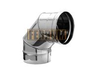 Колено Ferrum 90 (430/0,5 мм) Ф115 -