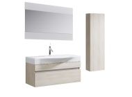 Комплект мебели для ванной Aqwella Bergamo 100 Акация