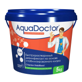 Дезинфектант для бассейна на основе хлора быстрого действия AquaDoctor C-60 5 кг. в гранулах Фото 1